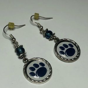Penn State Long Earrings